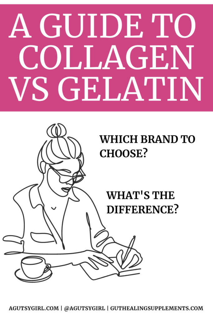 A Guide to collagen vs gelatin agutsygirl.com #collagen