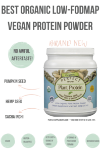 Best Organic Low-FODMAP Vegan Protein Powder - A Gutsy Girl®