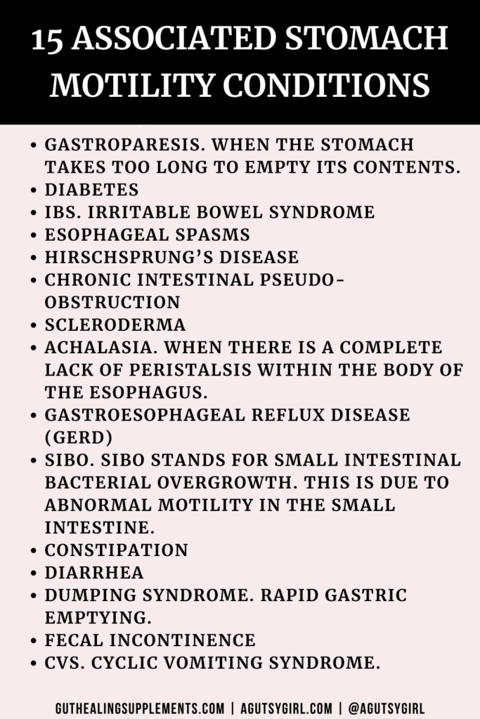 15 Associated Stomach Motility Conditions agutsygirl.com
