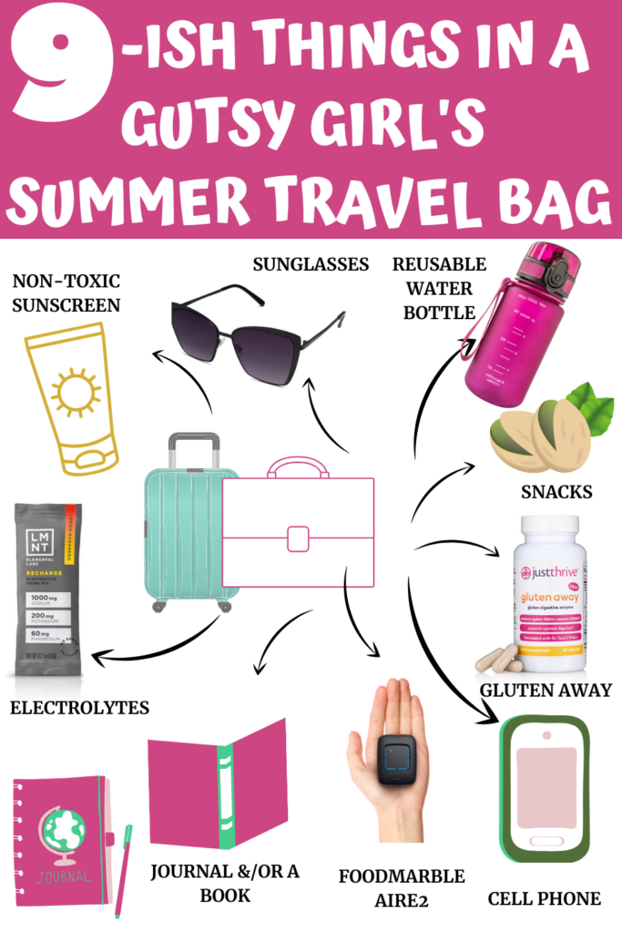 9 Things in My Summer Travel Bag agutsygirl.com
