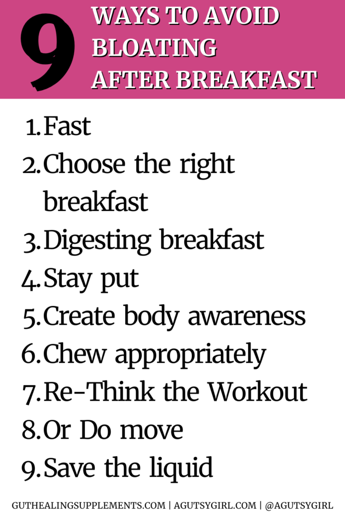 9 ways to avoid bloating after breakfast agutsygirl.com