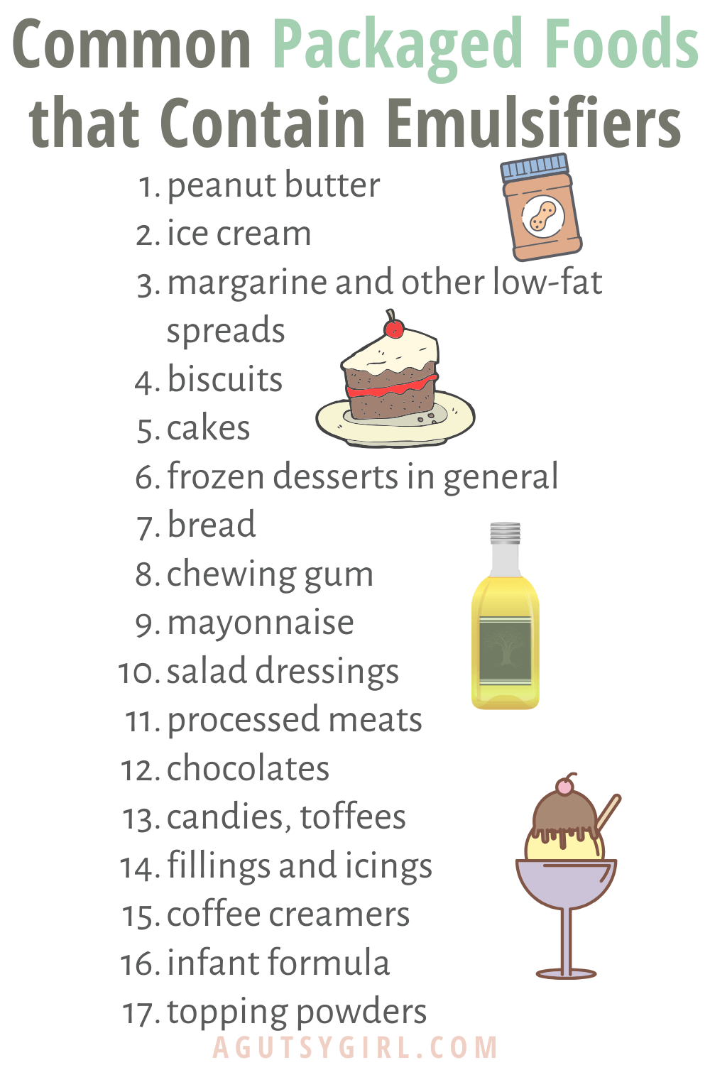 Why is Lecithin in my Food?' The Role of Emulsifiers in Food