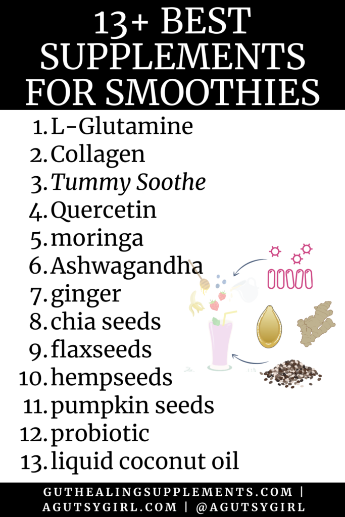 13 Best Supplements for Smoothies agutsygirl.com
