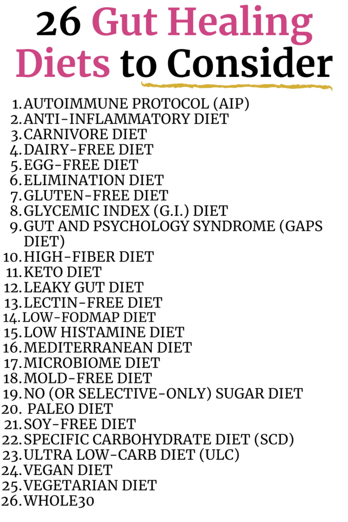 26 Gut Healing Diets to Consider agutsygirl.com