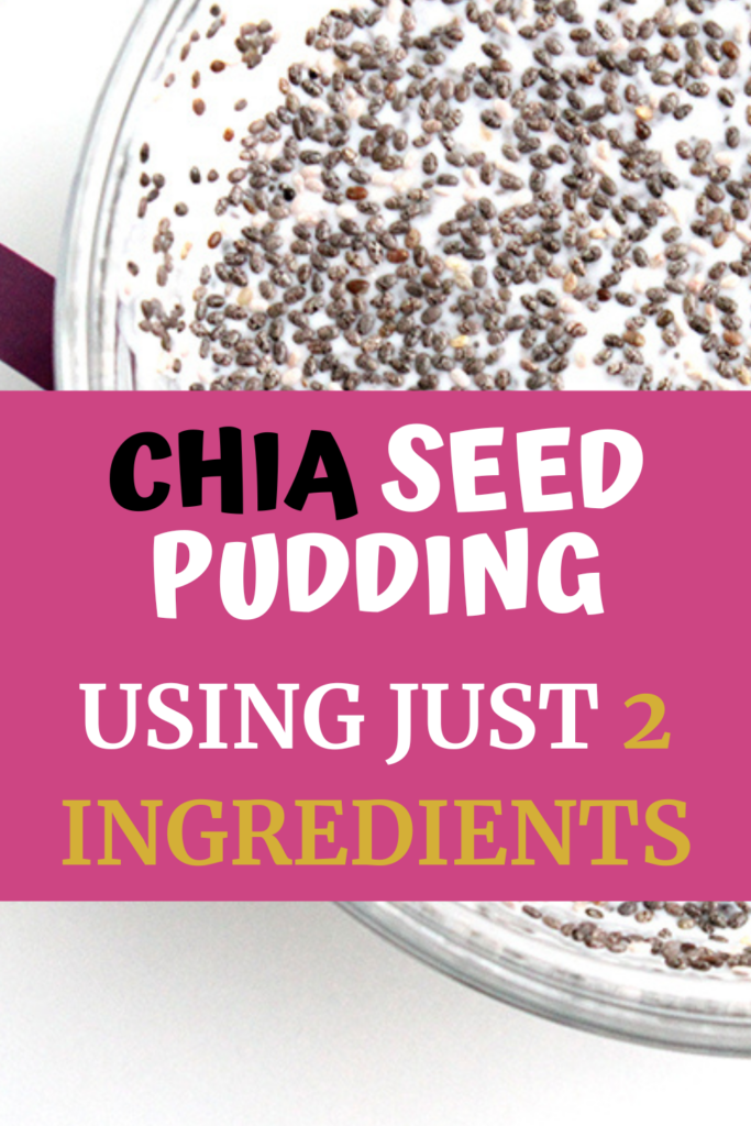 Chia Seed Pudding 2-ingredients only with A Gutsy Girl agutsygirl.com