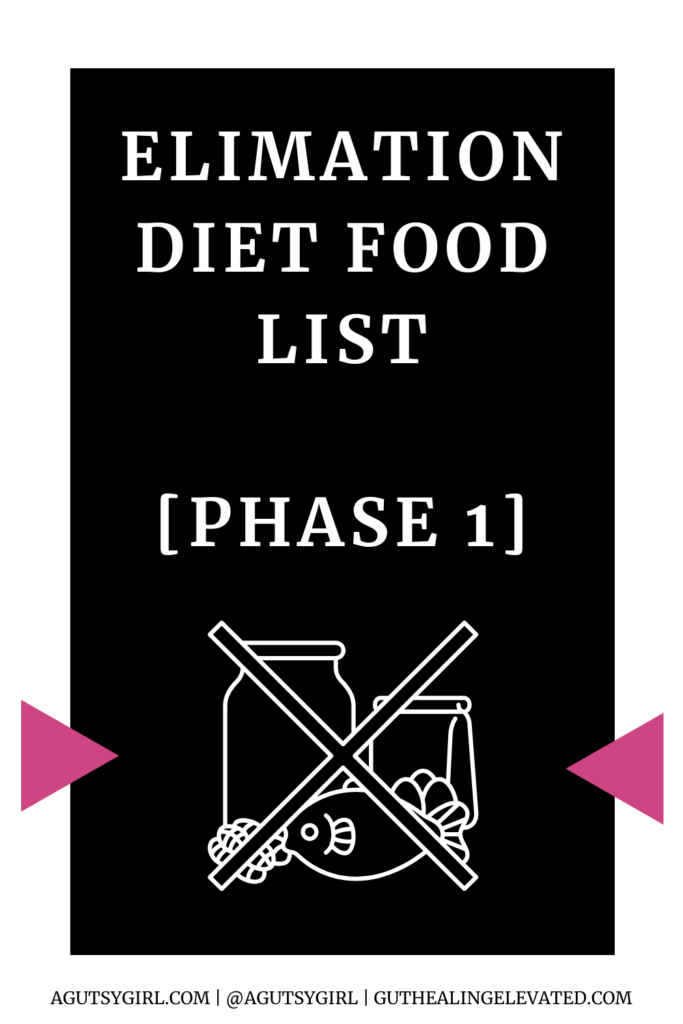 Elimination Diet Food List agutsygirl.com