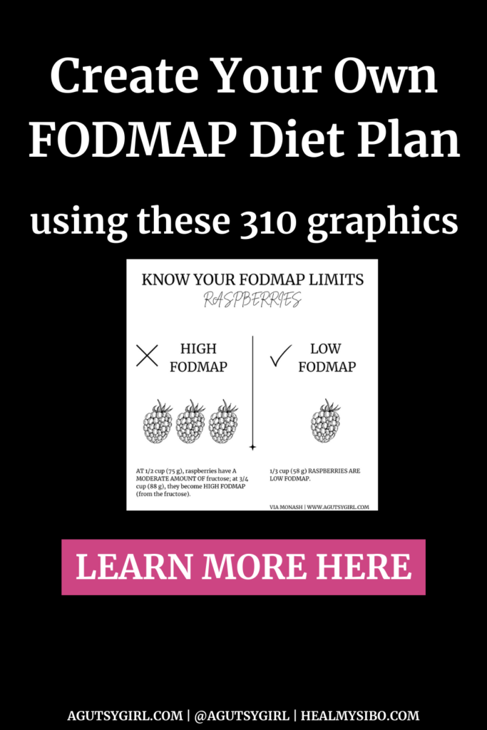 Create Your Own FODMAP Diet Plan {Using These 310 Graphics} agutsygirl.com #fodmap #fodmapdiet
