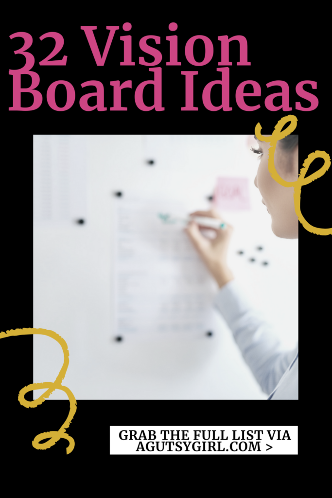 32 Vision Board Ideas mini agutsygirl.com