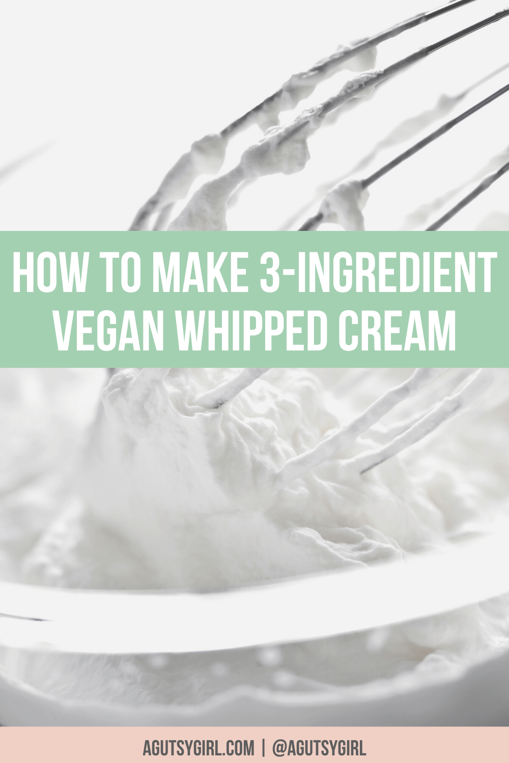 Coconut Whipped Cream - Just 3 Ingredients!