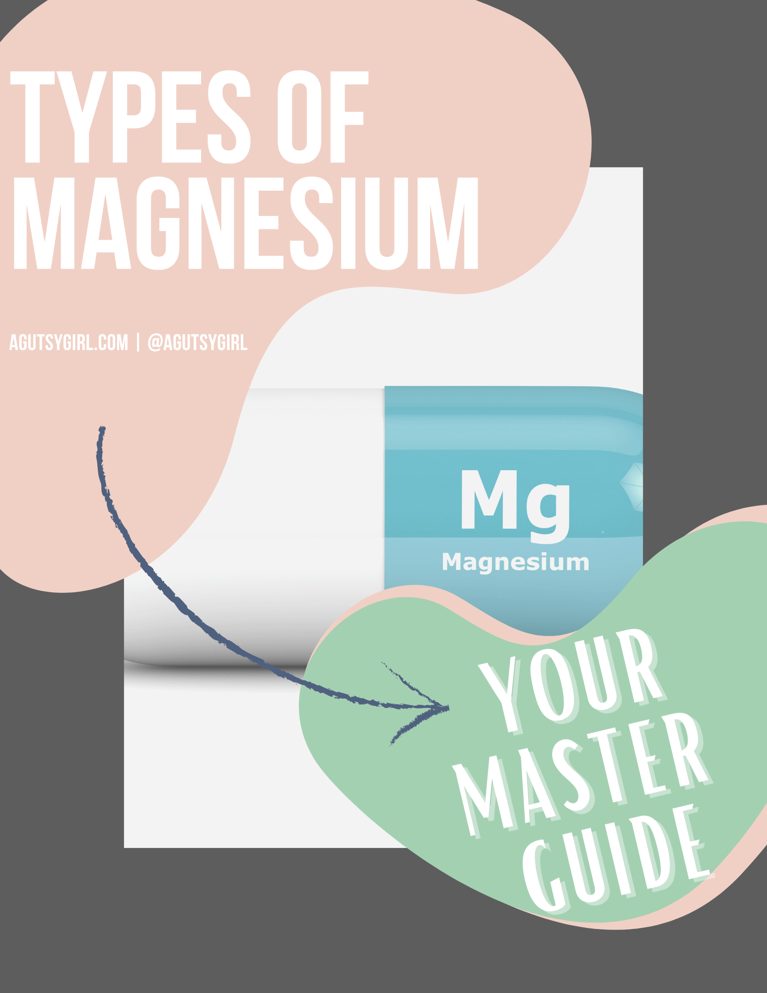 Types of Magnesium your master guide with A Gutsy Girl mineral agutsygirl.com #minerals #magnesium #constipation
