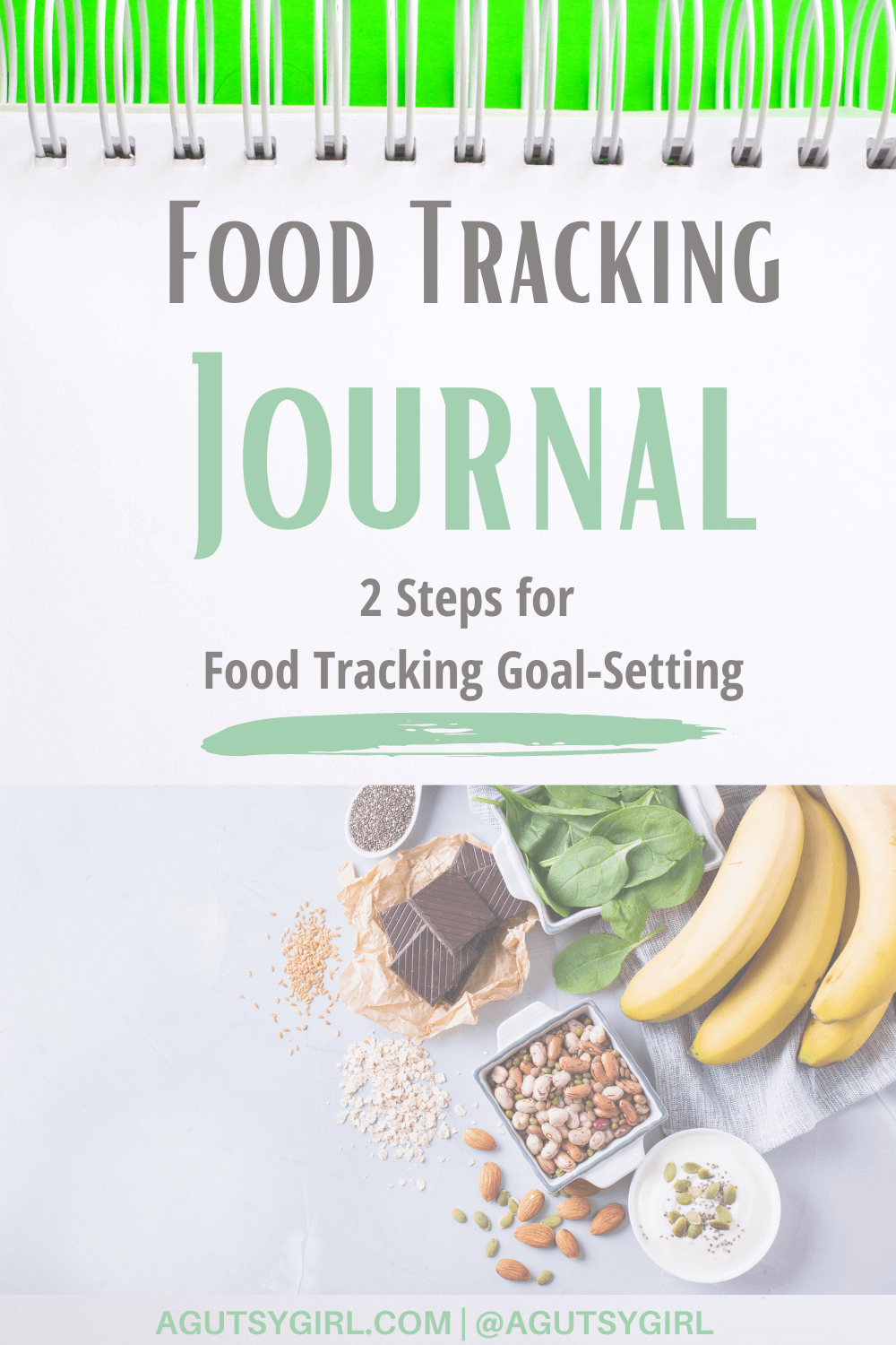Food Tracking Journal tracker agutsygirl.com #foodtracker #foodtracking #fooddiary #foodjournal