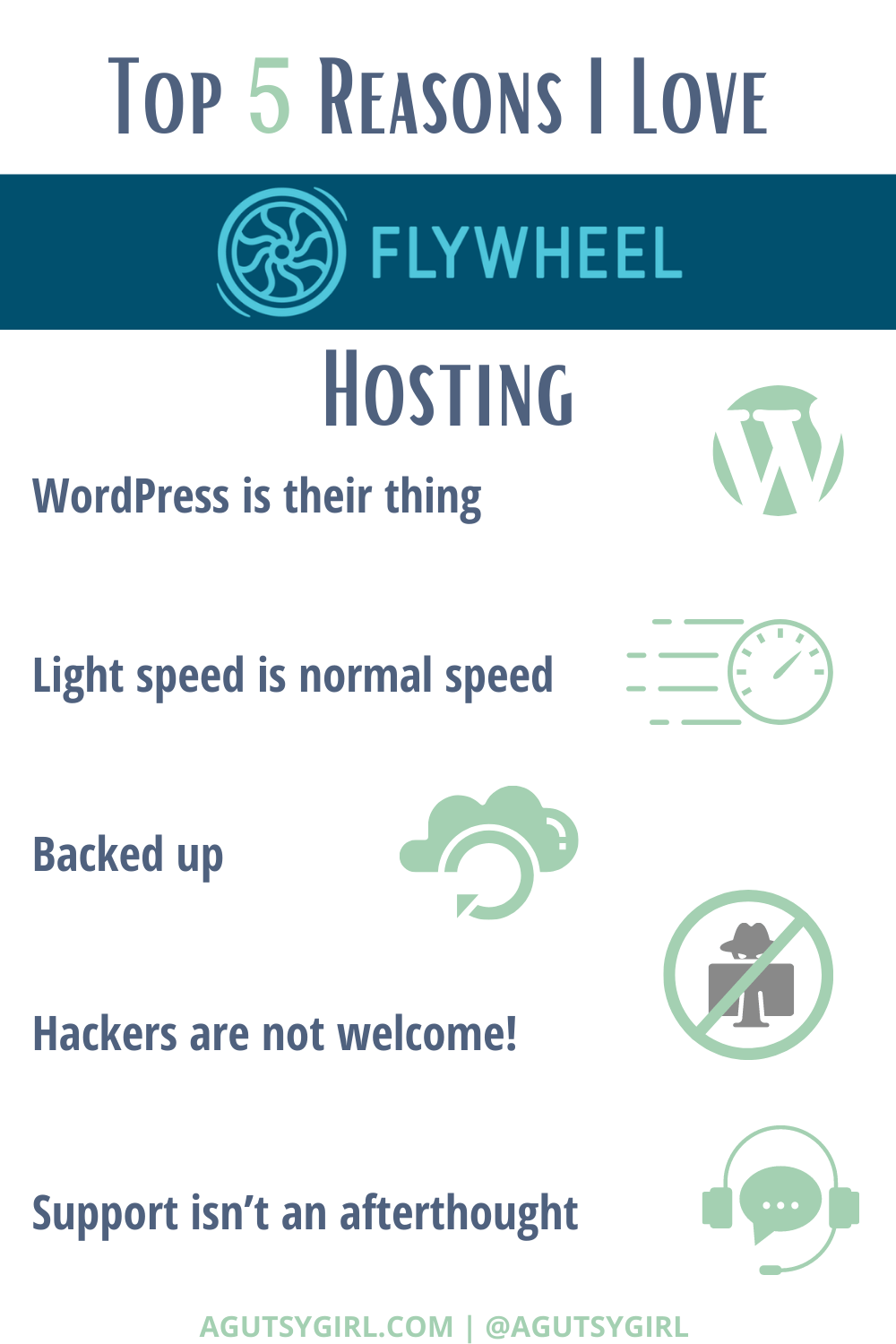 How to Start a Blog agutsygirl.com #blogging #howtostartablog #onlinebusiness top 5 reasons I love Flywheel hosting