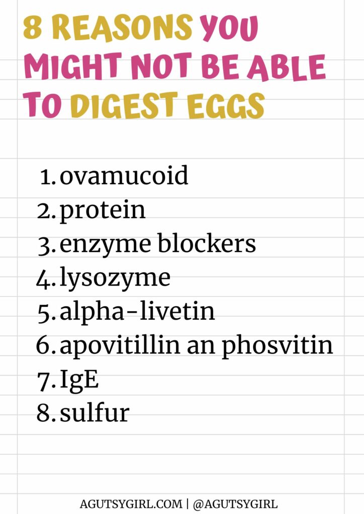 8 reasons you might not be able to digest eggs with A Gutsy Girl agutsygirl.com