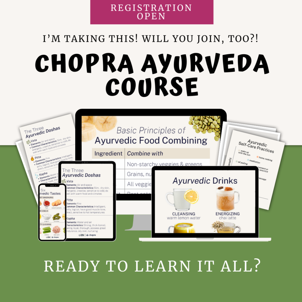 Chopra Ayurveda Course agutsygirl.com