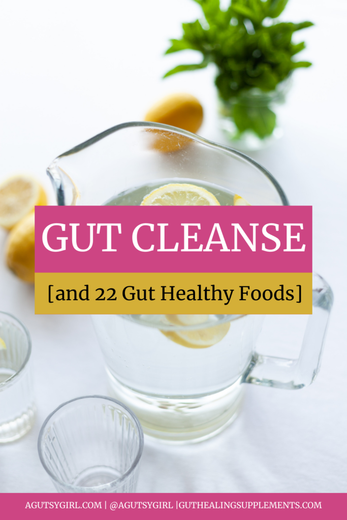 Gut Cleanse and 22 gut healthy foods agutsygirl.com