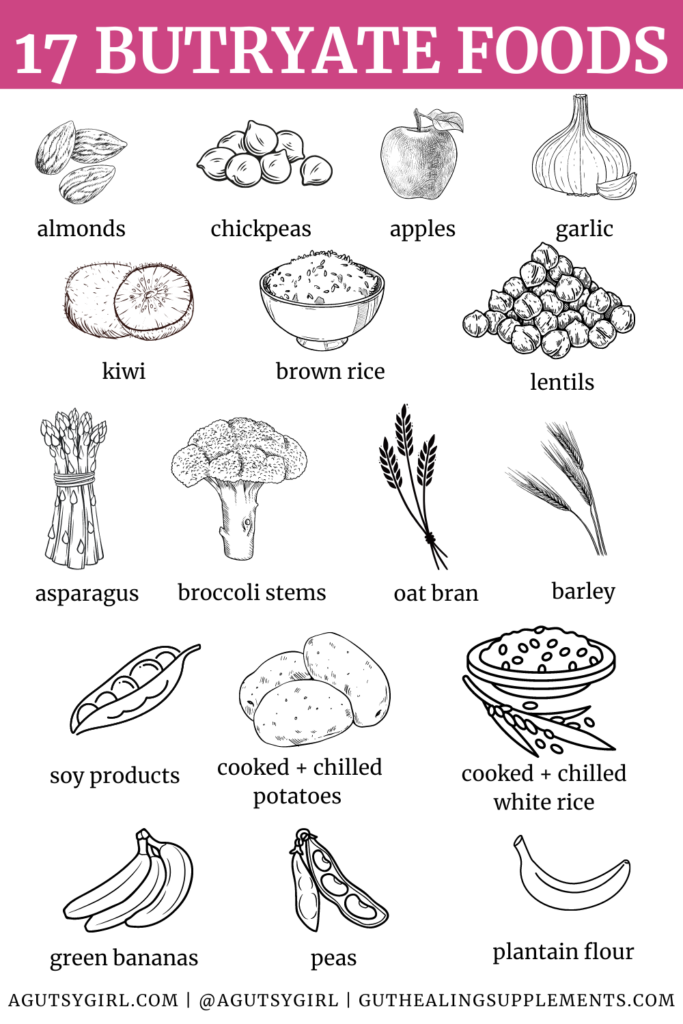 Butyrate Food List agutsygirl.com #butyrate #butyratefoods (1)