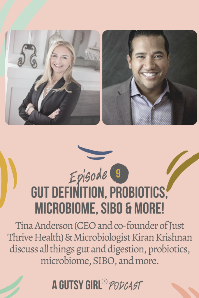 Episode 9 Gut Definition Just Thrive Health agutsygirl.com #healthpodcast #wellnesspodcast #probiotics Just Thrive probiotic