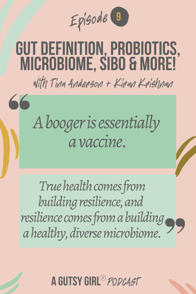 Episode 9 Gut Definition Just Thrive Health agutsygirl.com #healthpodcast #wellnesspodcast #probiotics quotes