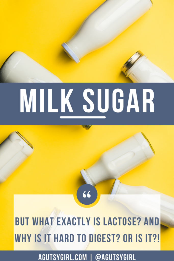 Milk Sugar lactose structure agutsygirl.com #lactose #milksugar #guthealth