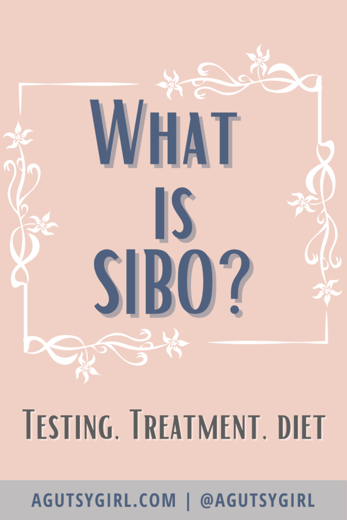 What is SIBO? Symptoms, testing, diet, treatment agutsygirl.com #SIBO #IBS #gut