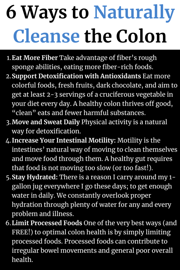 6 ways How to Clean Your Stomach and Intestines Naturally agutsygirl.com #stomach #coloncleanse