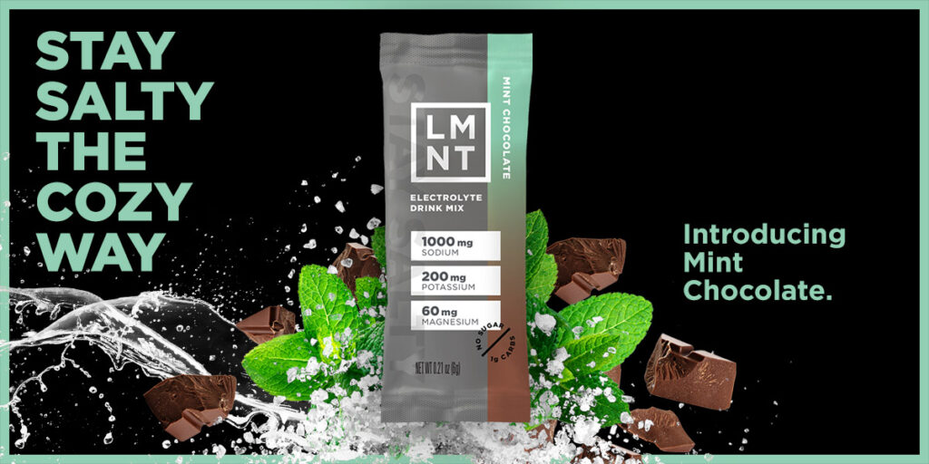 LMNT Mint Chocolate agutsygirl.com electrolytes #electrolytes #guthealth