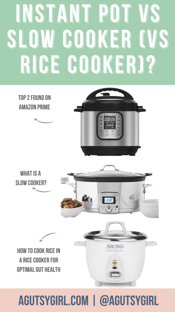 Instant Pot vs Slow Cooker agutsygirl.com #instantpot #slowcooker