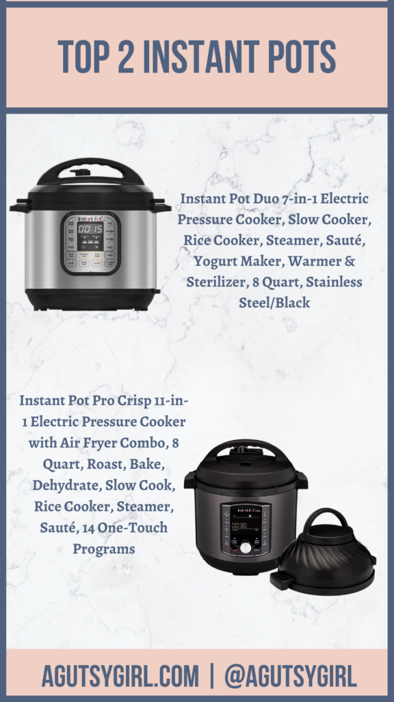 Instant Pot vs Slow Cooker agutsygirl.com #instantpot #slowcooker top instant pots on amazon