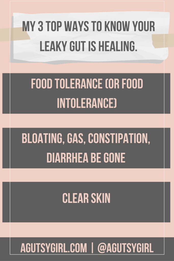 Top 3 Ways to Know Your Leaky Gut is Healing #ibs #leakygut