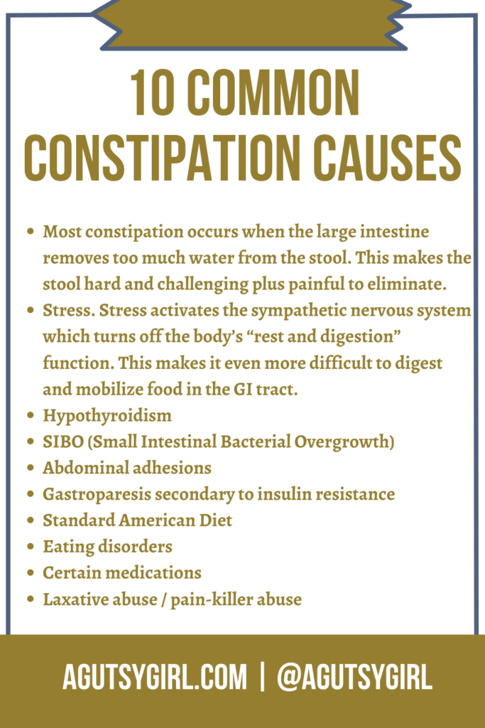 10 common constipation causes agutsygirl.com diarrhea vs constipation #constipation list