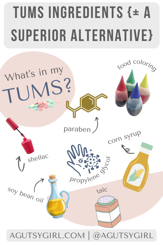 Tums Ingredients {+ a superior alternative} agutsygirl.com #tums #heartburn