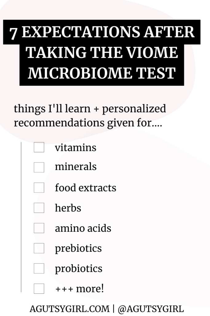 Viome Gut Microbiome Test agutsygirl.com #microbiome #guthealth