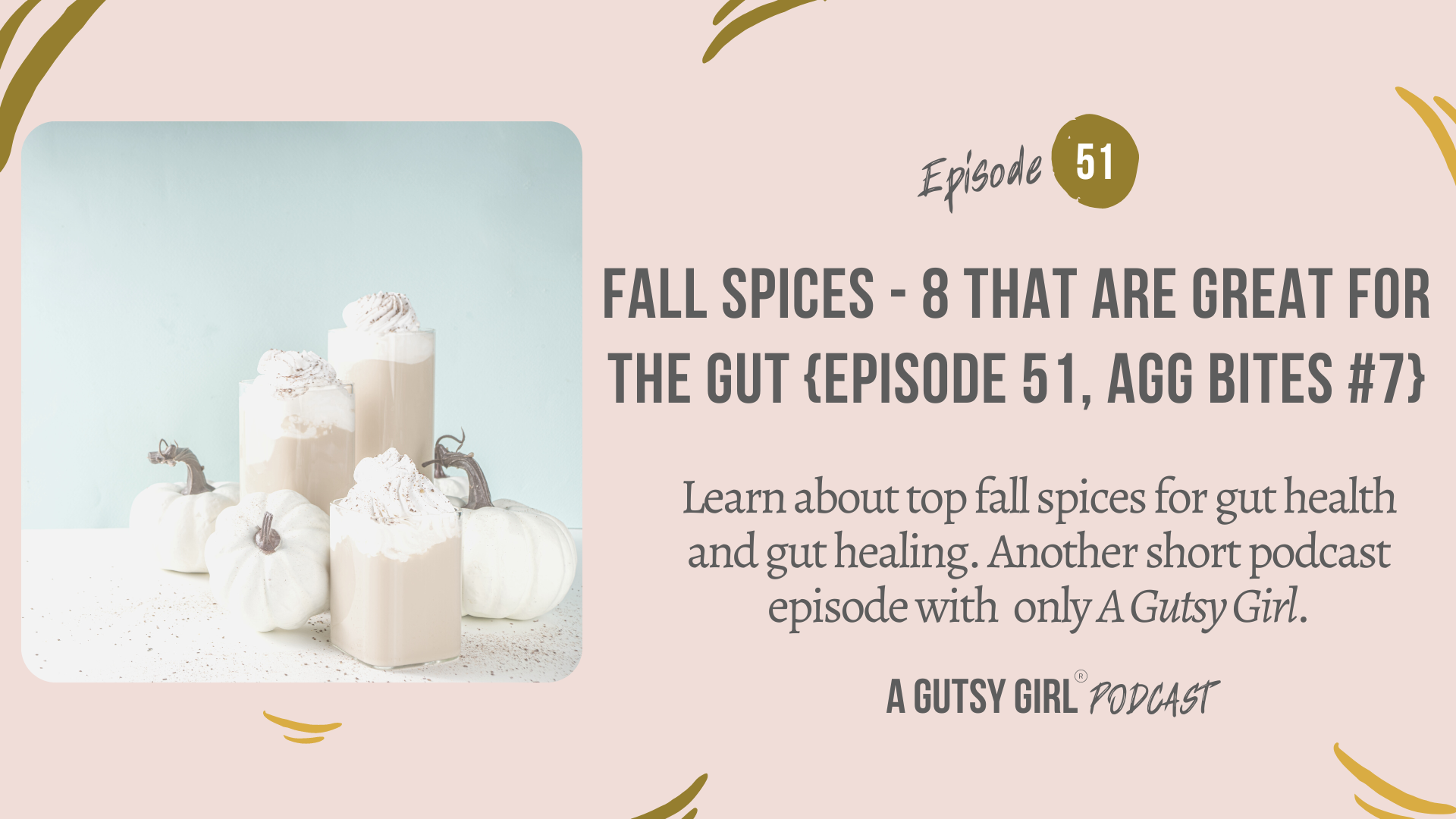 Fall Spices – 8 that are great for the gut {Episode 51, AGG Bites #7}