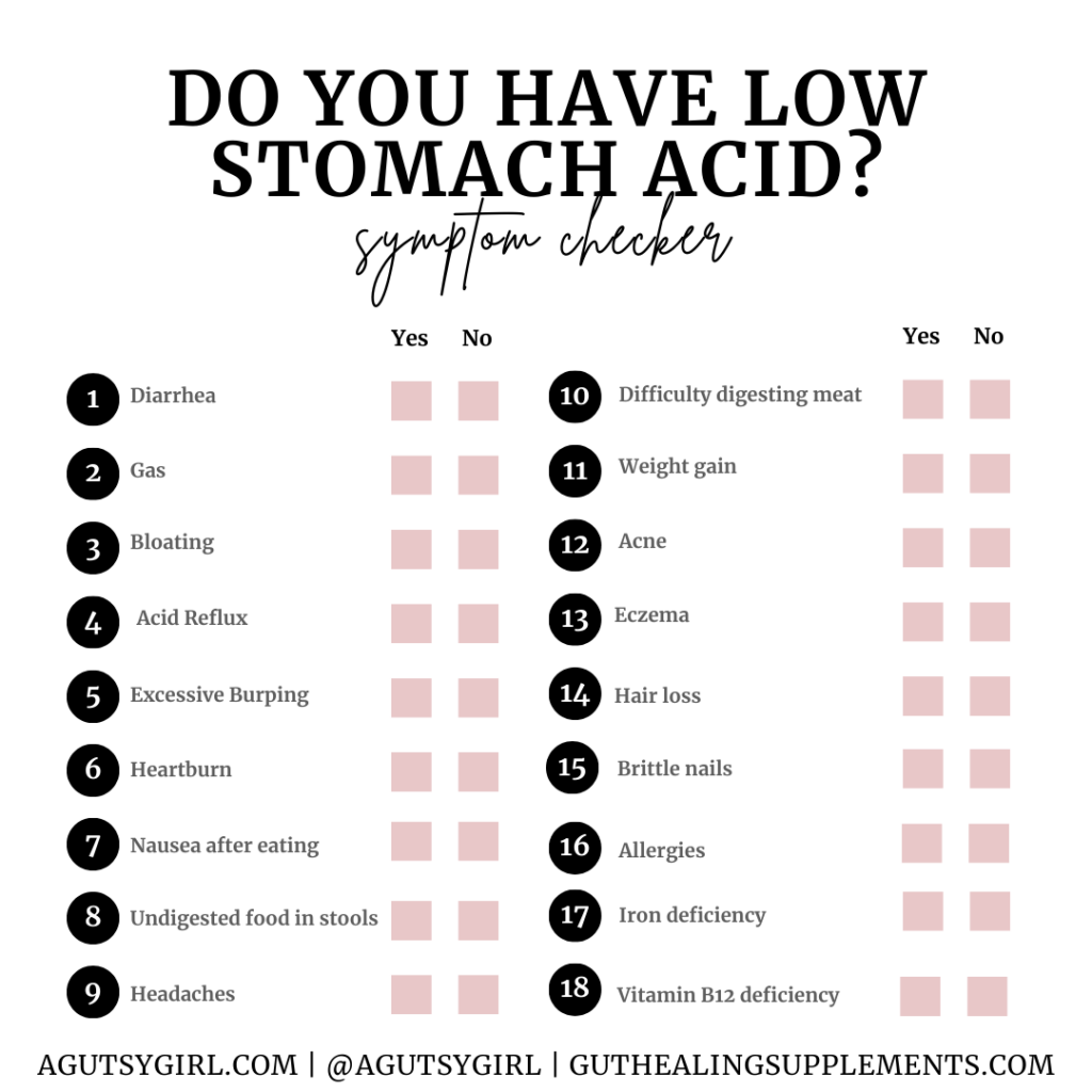 symptom checker low stomach acid agutsygirl.com