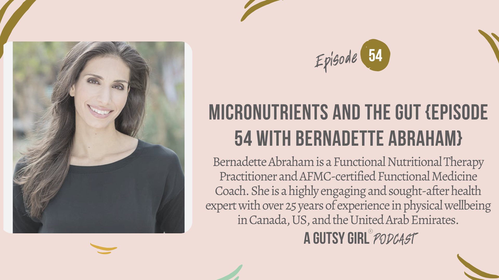 Micronutrients and the Gut {Episode 54 with Bernadette Abraham}