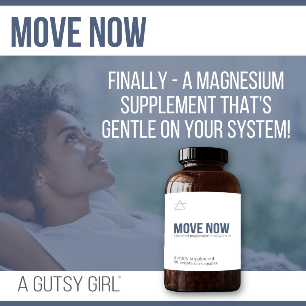 Move Now magnesium gentle on digestive system guthealingsupplements.com #magnesium #digestion