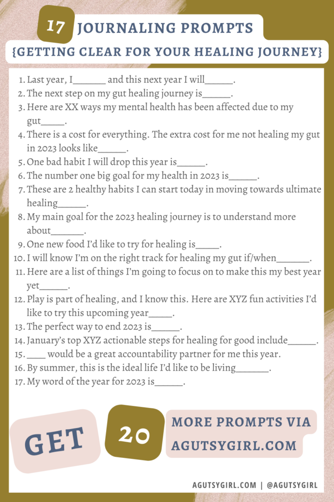 37 new year journal prompts Journaling agutsygirl.com #journalprompts #GUT