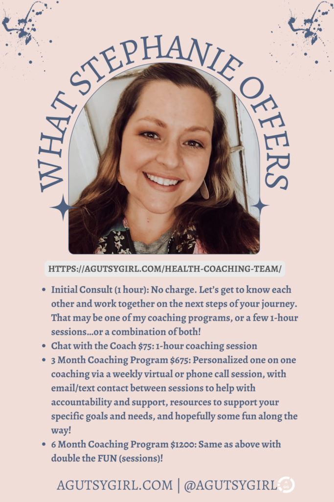 Stephanie health coaching Life Coach vs Health Coach: What is the Difference? agutsygirl.com
