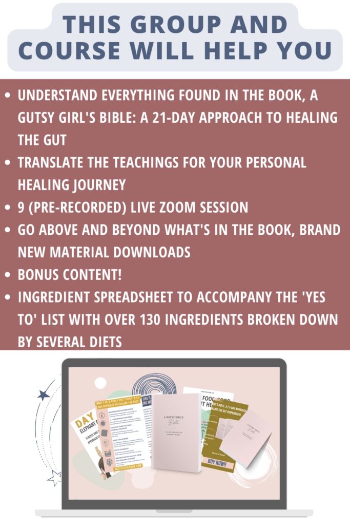 A Gutsy Girl's Bible course AGG agutsygirlbook.com #guthealth