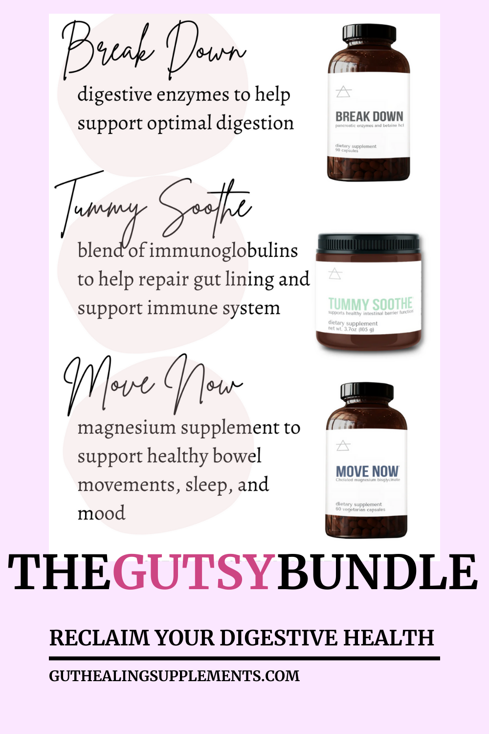 The Gutsy Bundle gut health products guthealingsupplements.com