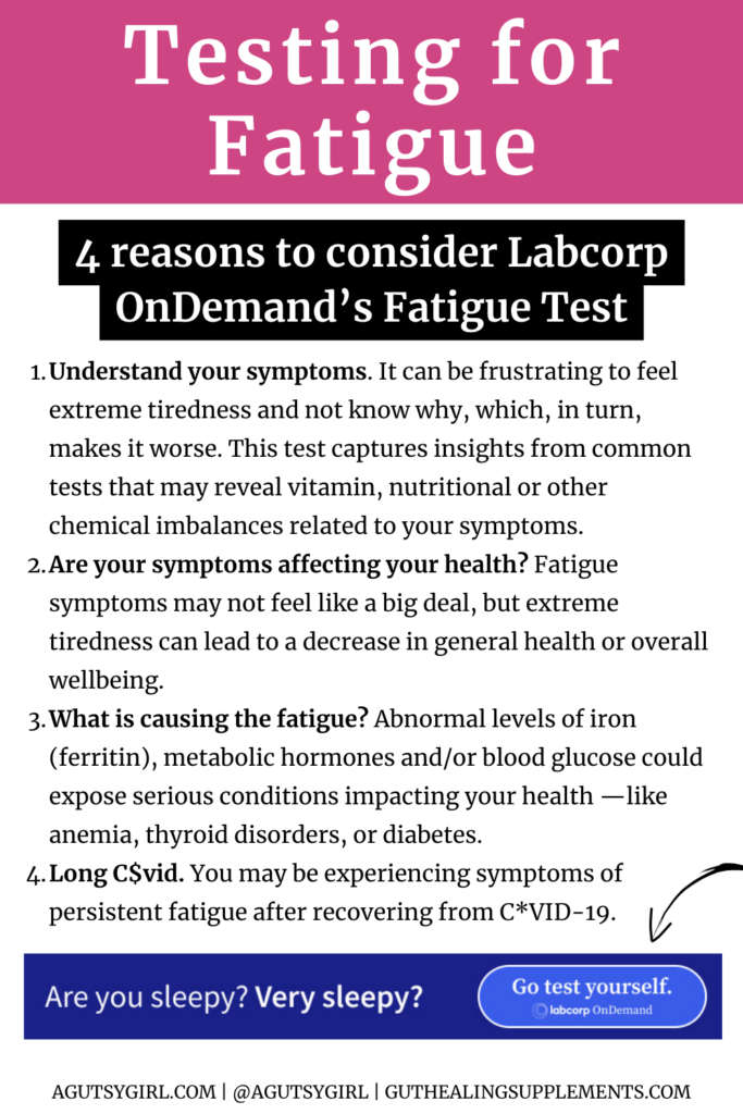 5 Best Natural Remedies for Fatigue and How to Test For It agutsygirl.com #fatigue #chronicfatigue