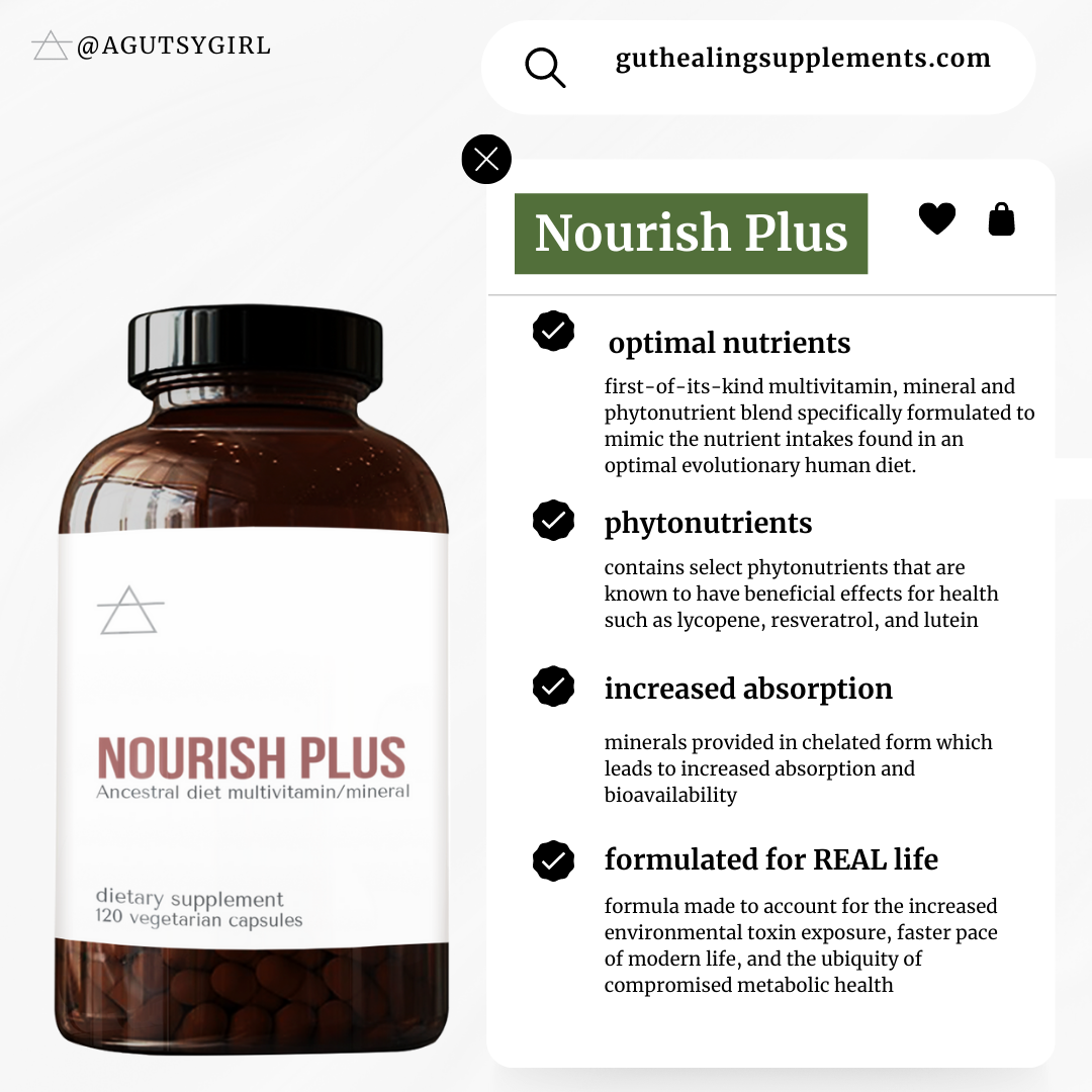 Nourish Plus guthealingsupplements.com #multivitamin