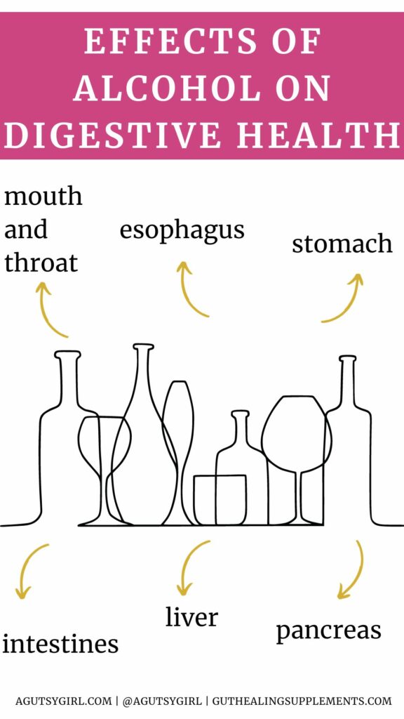 Can You Drink Alcohol While Taking Probiotics agutsygirl.com #alcohol #probiotics