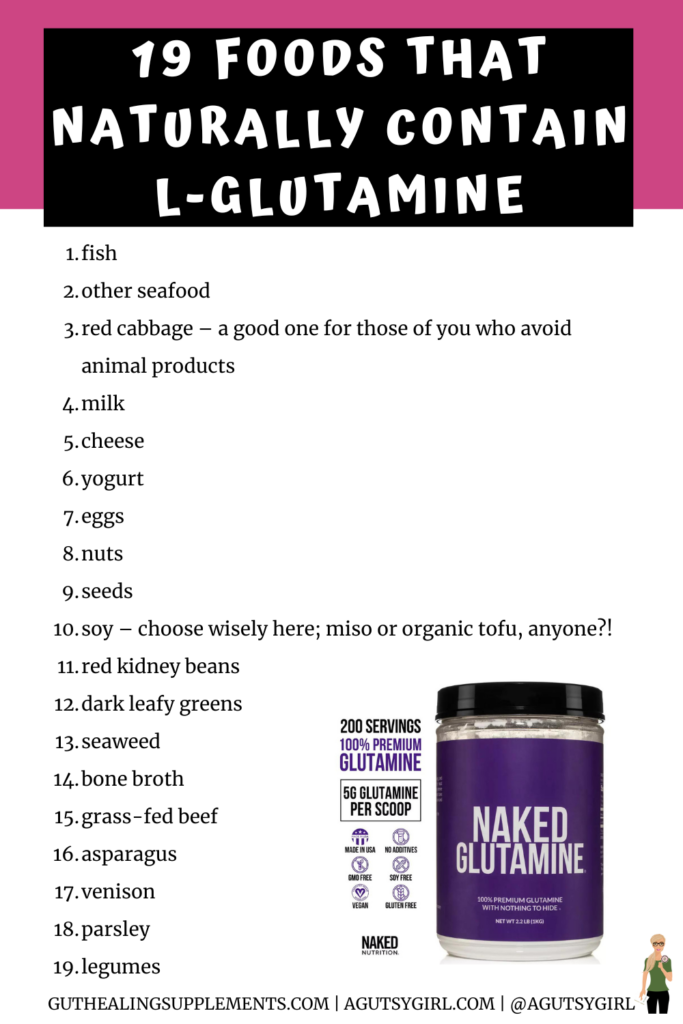 19 foods that naturally contain l-glutamine agutsygirl.com