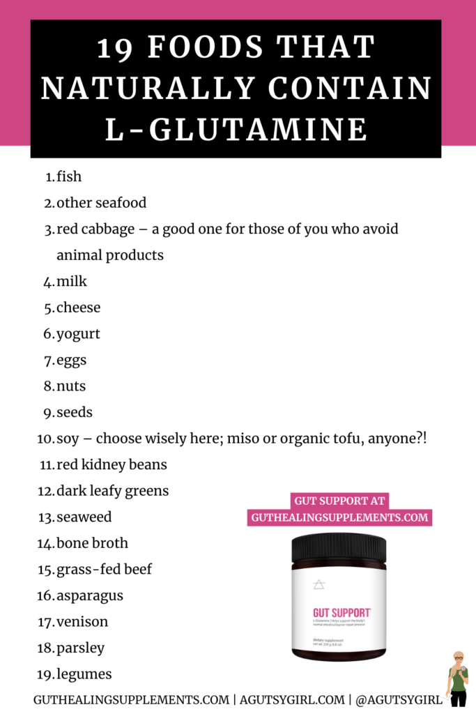 19 foods that naturally contain l-glutamine agutsygirl.com