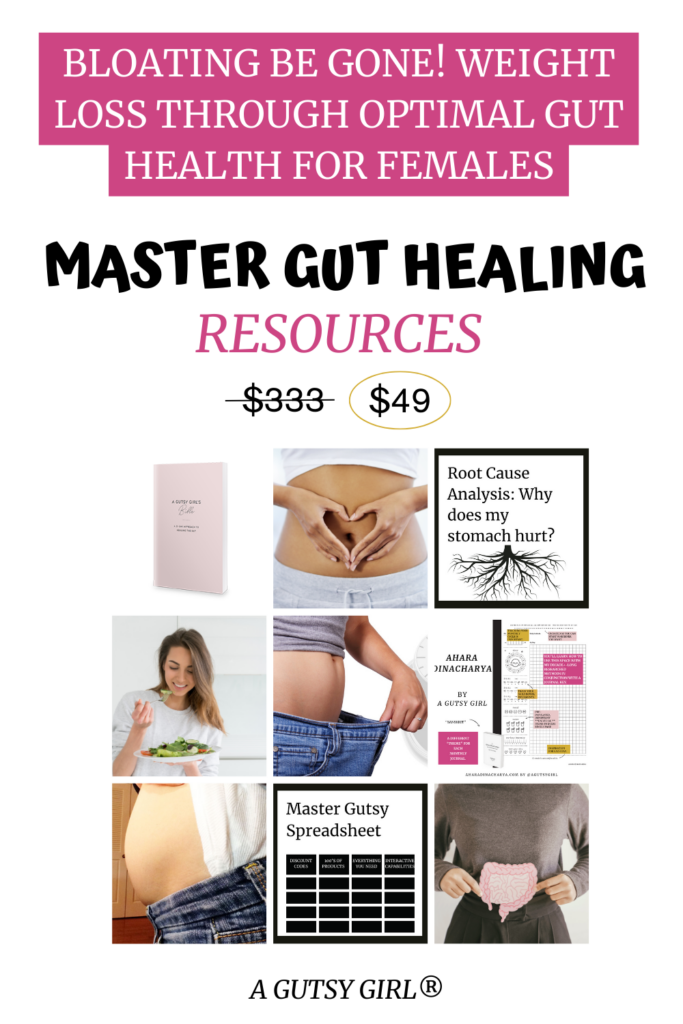 Bloating be gone master gut healing resources agutsygirl.com