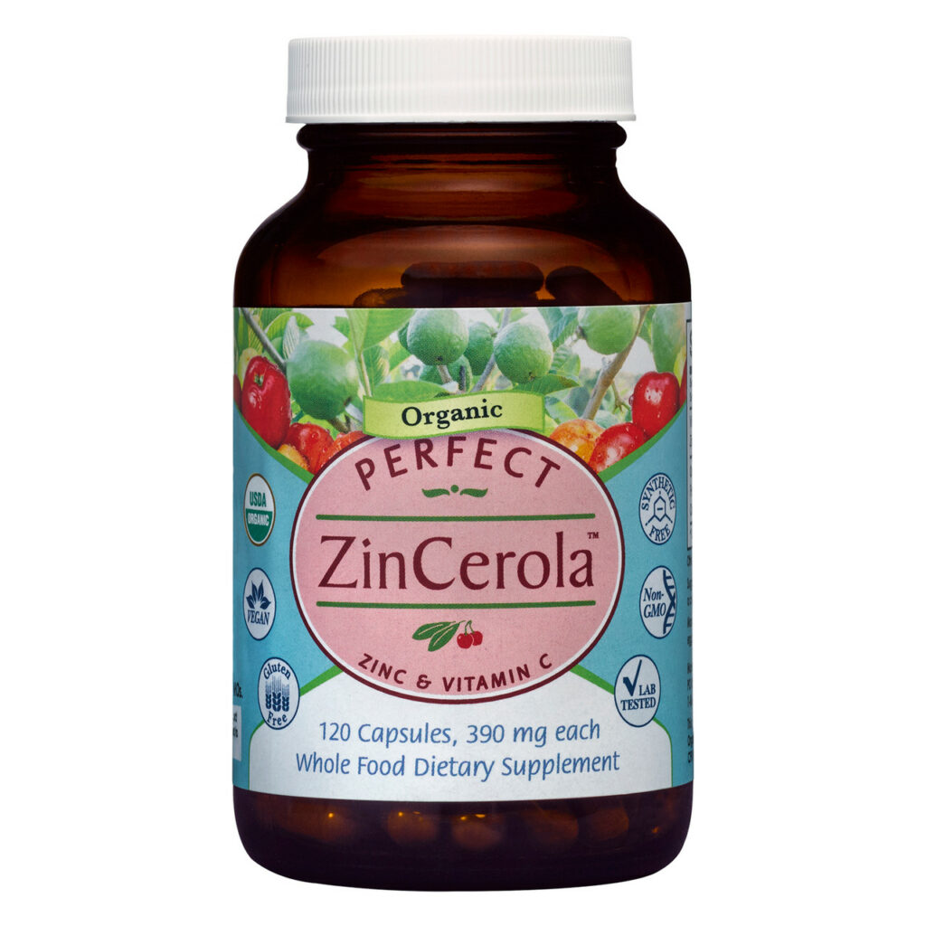 ZinCerola front perfect supplements agutsygirl.com