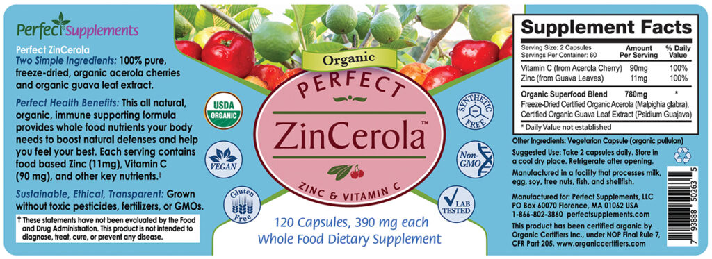 ZinCerola perfect supplements agutsygirl.com