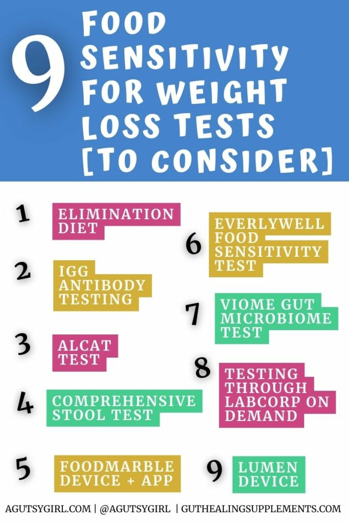 9 Food sensitivity for weight loss tests to consider with A Gutsy Girl agutsygirl.com