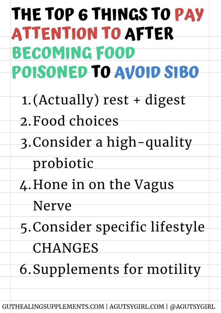 How to Avoid SIBO after food poisoning with A Gutsy Girl agutsygirl.com